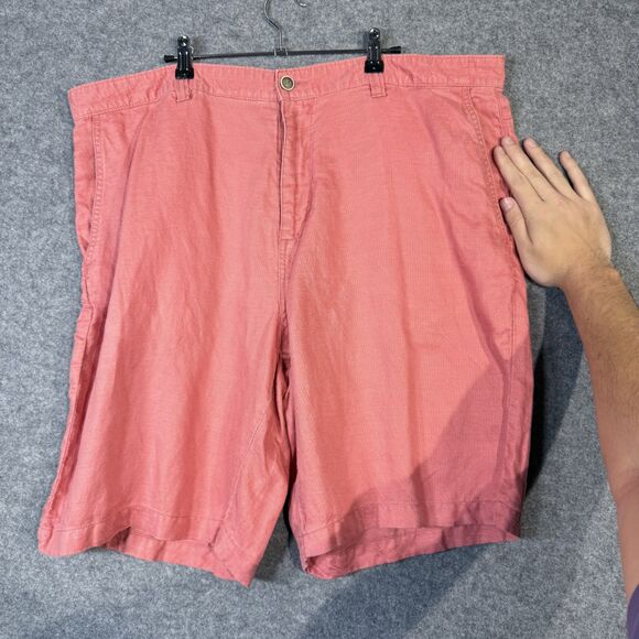 Tommy Bahama Men's Salmon Linen & Tencel Blend Relaxed Fit Shorts Size 40 - Picture 8 of 13